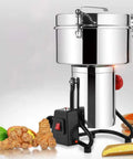 Beast 4500W Electric Grain Mill Grinder for Flour Milling with herbs and spices, all copper motor, funnel, safe for home use