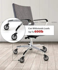 Heavy Duty 3 Inch Swivel Caster Wheels With Soft Rubber Tread Quiet Rolling Twin Design For Office Chairs Rolls Like A Dream