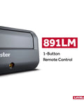 Model 891LM Security Plus 2.0 One Button Gate Opener Remote With Visor Clip close-up view showing remote and logo