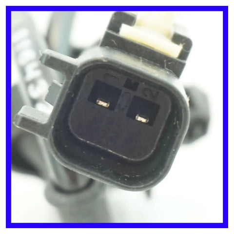 Close-up of electrical connector for Front Driver And Passenger Wheel Bearing Hub Assembly Set Drop Straight In Heavy Duty Steel.