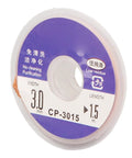 High Performance Low Tin Soft Desoldering Wick Braid for Quick And Easy PCB Solder Removal, 1.5m Length spool with label