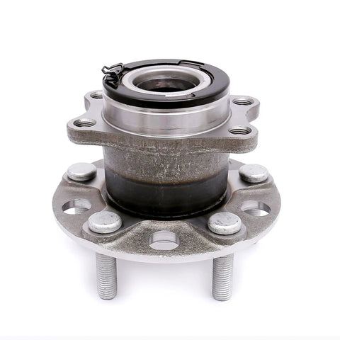Premium Rear Wheel Hub Bearing Assembly Straight Swap For 07 To 17 Jeep Compass And Patriot 4WD AWD Units with ABS circuit, showing detailed view.