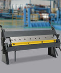 Garage Ready Sheet Metal Brake for home shop floor model with handles, heavy-duty steel, visible removable fingers, 20 gauge capacity.