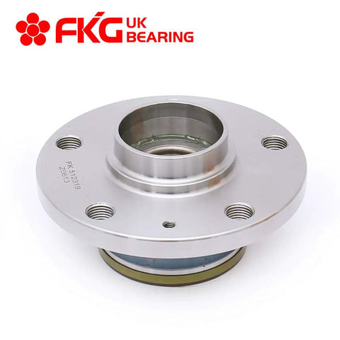 Premium Rear Wheel Hub And Bearing Assembly Bombproof Oem Replacement, silver metal with seal, designed for Volkswagen cars.
