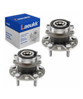 Heavy Duty Rear Wheel Hub Bearing Assembly Pair For Jeep Compass Patriot Dodge Avenger Caliber Rock Solid 5 Lug Fwd with packaging.