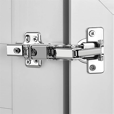 Large Angle Hydraulic Soft Close Door Hinge 165 Degree For Cabinets And Furniture Easy Install Dampening Buffer Hardware