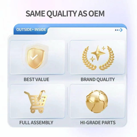Image highlighting quality assurance features for Built Tough Wheel Hub Bearing Assembly: best value, brand quality, full assembly, hi-grade parts.