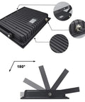 60W LED Flood Light 6000LM Super Bright Outdoor Security Work Light with 180° adjustable design and frosted panel detail