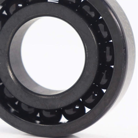 Dead Serious High Temperature Chrome Steel Full Ball Bearings 50X80X10mm TB16010 close-up view of open design.