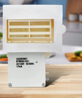 Rock Solid Refrigerator Damper Assembly For Reliable Cooling Air Damper Control Replacement showing the front and back view.