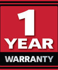 1 Year Warranty badge for One Micron Canister Filter Kit For DC 650 Dust Collector Upgrades Airflow With 10 To 20 Percent More CFM
