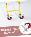 4 Pack Stem Mount Swivel Caster Wheels 3 Inch With Dual Locking Casters For Heavy Cabinets Workshop Dollies And Automotive Creepers Built Hella Tough To Roll Smooth Without Breaking A Sweat, featuring strong load bearing.