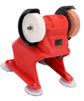 Badass Cordless Bench Grinder Boasting A Rock Solid Copper Motor And A Kickin 5500 RPM Speed for polishing and grinding tools.