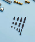 Hex Spacer Standoff Nut Kit Nylon Black For PC Case And Hard Drive Mounts With Precise Assortment To Minimize Vibration And Noise Boost Mount Stability And Protect Circuitry In Your Daily Tech Builds, black nylon spacers and screws