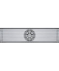Top Tier Chrome Linear Shower Drain With Slick Odor Guard Solid 304 Stainless Steel Rectangle Floor Drain with removable grate.