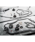 Premium Water Pump Gasket And Bearing Replacement Set with seals and bearings for KX 125 dirt bike maintenance.