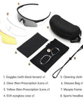 Hella Crisp Polarized Range Ready Sunglasses UV400 Protection Lightweight Wraparound Safety Shades For Men And Women Matte Black Frame with multiple lens options.