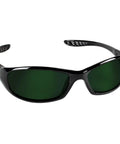 Hellraiser V40 Safety Glasses Featuring IRUV Shade 5.0 Lenses And A Durable Black Frame built for heavy duty tasks.