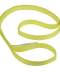 Heavy Duty Lifting Straps 2200 Lb Capacity Eye To Eye Webbing Sling in yellow polyester for lifting, rigging, and moving heavy items.