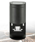 Top Shelf 58mm Electric Coffee Tamper With Knockout Durability And Quick Pressure Adjustment For No Sweat Espresso Extraction That Pops Out Professional Shots Straight To Your Home Setup, sleek black design.