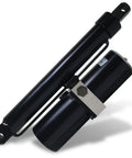 Knockout Beefy Hydraulic Linear Actuator Generating A Tough 1700 Lbs Push Force With IP65 Rain Guard Setup For Trailer Ramps Farm Tool Hauls And Job Sites, 250mm stroke.