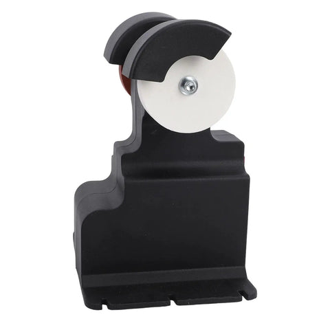 Cordless Mini Bench Grinder Battery Powered With Heavy Duty Copper Motor And Dual Grinding Stones Built Different Tool, close-up of grinding wheel.