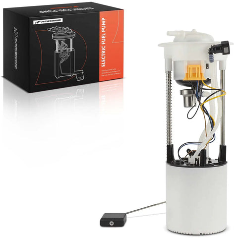 Heavy Duty Electric Fuel Pump Module Assembly For Audi Q5 2009 To 2012 2.0L 3.2L alongside packaging, showing installation components.