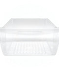 Front view of Upgraded Lower Crisper Bin Replacement For Frigidaire Refrigerator Compatible With 240351207 Plus 240351203 240351206 240351209