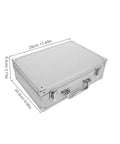 Slick Aluminum Alloy Toolcase Featuring Custom Foam Padding, Sweet Ride Hardshell Carry Box For Power Tools And Electronics Gear, Compact Travel Rig With Secure Latch, side view