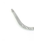 Pre-Rinse Overhead Spring In Chrome Plated Steel For Commercial Kitchens, OEM Replacement Part on white background