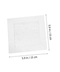 Single patch from 12 Piece Self Adhesive Wall Patch Kit With Sturdy Mesh Drywall Patches For Quick Hole Repair In Home And Office Use