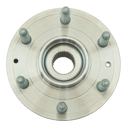 Front Driver And Passenger Wheel Bearing Hub Assembly Set Drop Straight In Heavy Duty Steel Construction for smooth highway cruising.