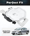 Heavy Duty HVAC Blend Door Actuator Fixes Honda Civic Heater Grief 2006-2011 side view on a white background, showing mounting brackets.