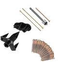 Floor Squeak Fix Kit With 5 Tools And 50 Notch Screws For Squeaky Hardwood Floors Under Carpet, Easy DIY Wood Floor Repair System