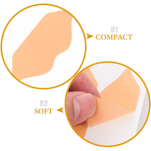 Self Adhesive Heel Protectors Soft Foam Cushion Pads For Shoes Wear Resistant Anti Blister Heel Grips, compact and soft design.