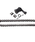 Rock Your Mini Bikes Hard With This Heavy Duty Steel Alloy 420 Chain Roller Tensioner Kit Featuring A Spring And Master Link Perfect For 212Cc 196Cc 6.5Hp Engines To Keep Your Ride Smooth Without Slack., 420 chain tensioner kit with spring, master link, and steel roller for mini bike engines