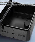 Badass Outdoor Lockable Cabinet For EV Chargers featuring reserved outlet holes and precision design for easy installation.