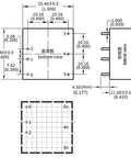 Heavy Duty Dc Dc Isolated Converter For Ev Charging 110V To 24V 10W Switching Power Supply Module dimensions and layout drawing