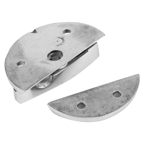 Premium Quality 316 Marine Grade Stainless Steel Round Latch With Turn Twist Lock Button For Boat Doors Cabinetry And Hatchways, detailed view showing the polished latch mechanism.