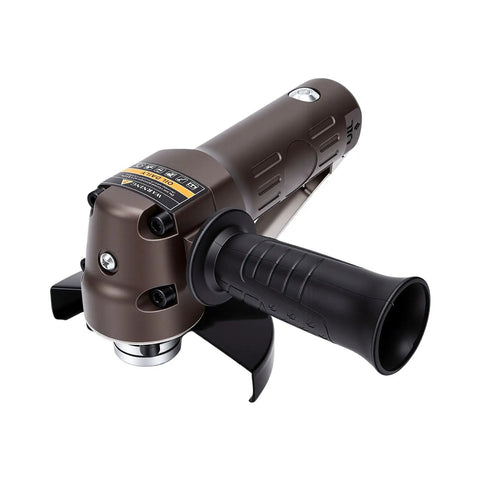 Heavy Duty Pneumatic Air Angle Grinder With 10000 RPM Motor And 110mm Disc showcasing ergonomic grip and durable housing.