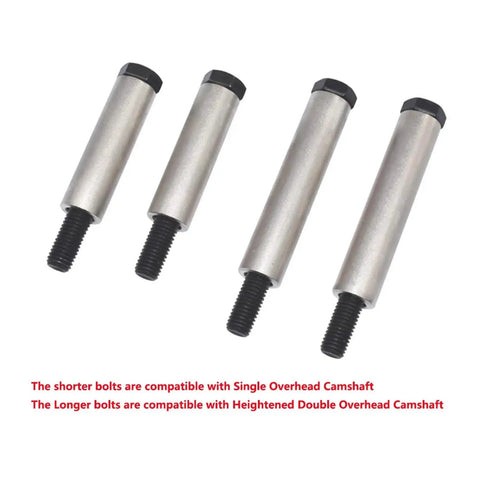 Master Camshaft Alignment Kit Engine Timing Tool Set For Land Rover Evoque Velar And Jaguar XE 2.0T Ingenium AJ200 Motors showing four steel alignment bolts.