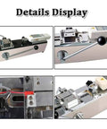 Heavy Duty Manual Digital Force Gauge And Tensile Pull Tester With Hella Precise Zero Point Zero One Millimeter Displacement Tracker Portable Horizontal Push Pull Meter Rig For Tough Testing Tasks detailed view with adjustable lever and precise scale.