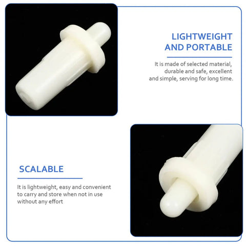 Forty Piece Spring Loaded Shutter Repair Pins Telescope Window Louver Replacement Kit Built Like A Tank plastic slider cleat close-up view