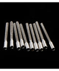 10 Piece Watch Stem Extensions Kit For Crown Stems With 0.9mm Threads Precision Extenders And Repair Tools For Self Repair Enthusiasts And Pro Watchmakers