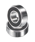 Two Pack SMR115-2RS Hybrid Ceramic Ball Bearings 5 By 11 Millimeters Double Sealed Fishing Reel Replacement ABEC3 Precision 440.