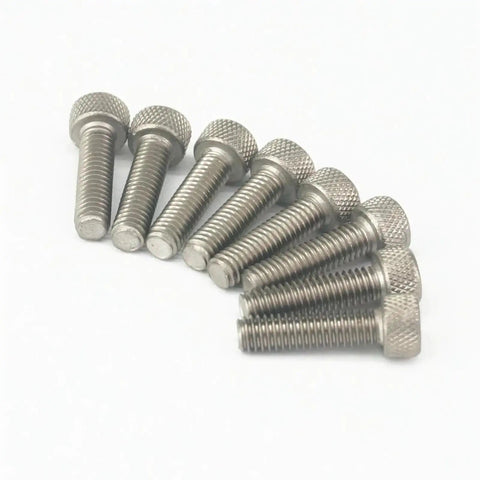 Tough As Nails Hex Socket Head Machine Screws M3x30mm Alloy Steel Fasteners with precision threads arranged in a row.