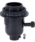 Replacement Medium Base Lamp Socket With Threaded Shell And Shade Ring Phenolic Easy Install Screw Terminals 250W 250V