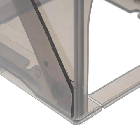 Close-up of Badass Wall Mount Outlet Cover Heavy Duty Waterproof Box showing edge and assembly detail suitable for EV charge stations.