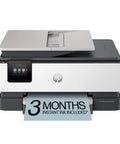 OfficeJet Pro Wireless All-In-One Color Inkjet Printer For Home Office With Print Scan Copy Fax Auto Duplex ADF AI Enabled Tech 3 Month Instant Ink Trial Included, front view showing control panel and paper tray