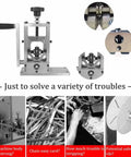 Portable Hand Crank Wire Stripping Machine For Copper Cable Scrap Recovery Multifunction Stripping Tool with cranking handle